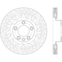 Centric Premium 03-18 Porsche Cayenne Front Right CRYO-STOP Rotor