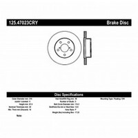 Stoptech 05-07 Subaru Impreza WRX Sti Front High Carbon CRYO-STOP Rotor