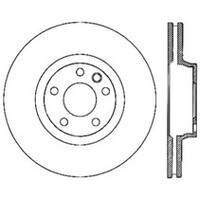 StopTech Power Slot 07-15 Audi Q7 / 04-17 Porsche Cayenne Front Left Cryo Slotted Rotor