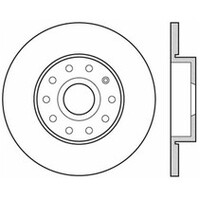 StopTech Power Slot 05-10 VW Jetta (except Wagon) Front Left Slotted CRYO Rotor