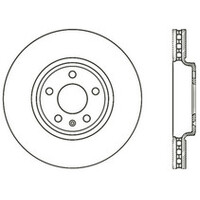 StopTech 09-10 Audi A4 / 08-10 A5 / 10 Audi S4 Front Right Slotted Cryo Rotor