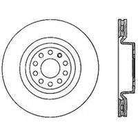 StopTech 06-10 Audi A3/08-10 TT / 06-09 VW GTI Mk V Cryo-Stop Left Rear Slotted Rotor