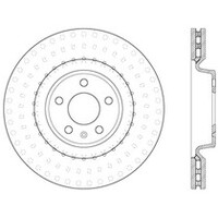 StopTech 12-13 Audi A6 Quattro/11-12 A7 Quattro / 10-13 S4 Rear Left Cryo Slotted Rotor