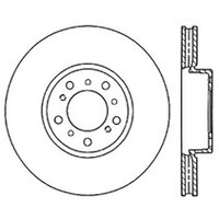 StopTech Power Slot BMW (E46) Front Left Cryo Slotted Rotor