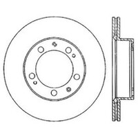 StopTech 97-04 Porsche Boxster Cyro Slotted Sport Brake Rotor Front Left