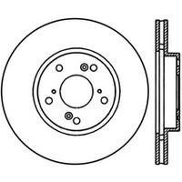 StopTech 13-15 Acura ILX Cryo Slotted Front Left Sport Brake Rotor