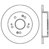 StopTech Power Slot Slotted 06-08 Honda Civic Si Rear Left Rotor