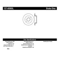 StopTech 02-03 Honda Civic Si Hatchback Slotted Left Rear Rotor