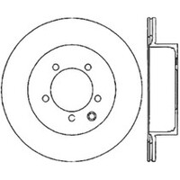 StopTech Power Slot 03-05 350Z / 03-04 G35 / 03-05 G35X CRYO Slotted Front Left Rotor