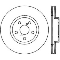 StopTech Sport Slotted 91-95 Toyota MR2 Cryo Rear Left Rotor