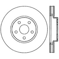 StopTech Sport Slotted (CRYO) 92-95 Toyota MR2 Turbo Rear Left Slotted Rotor