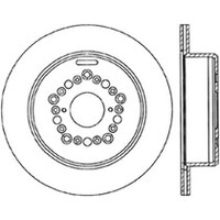 StopTech Power Slot 5/93-98 Supra Turbo Rear Right SportStop CRYO Slotted Rotor