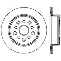 StopTech Power Slot 5/93-98 Supra Turbo Rear Right SportStop Slotted Rotor