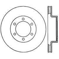 StopTech Power Slot 05-09 Toyota Tacoma/03-09 4 Runner Slotted Left Front Cryo Rotor