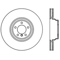 StopTech 11-20 Dodge Durango Cryo Sport Slotted Front Left Rotor