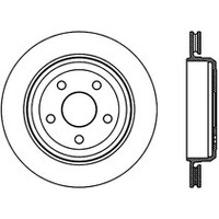 StopTech Slotted Sport Brake Rotor 11-17 Jeep Grand Cherokee (Excludes SRT8)