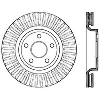 StopTech Slotted Sport Brake Rotor 11-17 Jeep Grand Cherokee (Excludes SRT8)