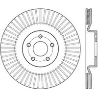 StopTech Sport Slotted 16-18 Ford Focus RS Front Left CRYO Rotor