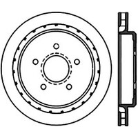 StopTech Power Slot 97-04 Chevy Corvette Front Right CRYO Rotor