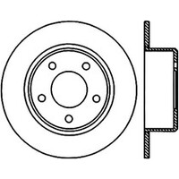 StopTech Sport Slotted (CRYO) 05-19 Chrysler 300 Rear Right Slotted Rotor