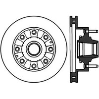 StopTech 00-02 Ford Excursion 2WD / 99-00 F250 SD 2WD Front Left Slotted CRYO-STOP Brake Rotors