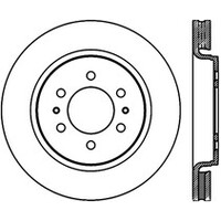 StopTech Slotted Sport Brake Cryo Rotor 07-12 Ford Expediton