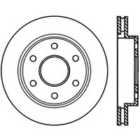 StopTech 02-06 Cadillac Escalade / Chevrolet Avalanche 1500 Front Left Slotted Cryo Rotor