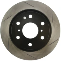 StopTech PowerSlot Chevrolet Avalanche/Silverado/Suburban/Tahoe / GMC Yukon Left Slotted Rear Rotor