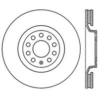 StopTech 01-09 Audi A4 Sport Slotted & Drilled Front Right Cryo Rotor