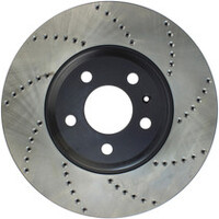 StopTech Power Slot 09-10 Audi A4/A4 Quattro / 08-10 A5 / 10 S4 Front Left Drilled & Slotted Rotor