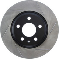 StopTech Power Slot 09-10 Audi A4/A4 Quattro / 08-10 A5 / 10 S4 Rear Left Drilled & Slotted Rotor