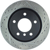 StopTech Power Slot 00 BMW 323 / 01-07 325 / 99-00 328 Series Rear Right Drilled & Slotted Rotor