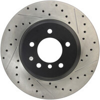 StopTech 08-09 BMW 535 Series / 04-09 545i/550i/645Ci/650i Slotted & Drilled Right Front Rotor