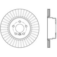 StopTech 07-18 BMW X5 / 08-19 BMW X6 Sportstop Cryo Drilled & Slotted Rotor - Rear Left