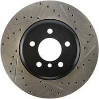 StopTech 2011-2013 BMW 535i / 2012-2016 BMW 640i Slotted & Drilled Front Right Brake Rotor