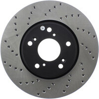 StopTech Slotted & Drilled Sport Brake Rotor Front Right 13 Honda Accord Sport