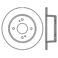 StopTech Nissan 81 280ZX SportStop Slotted & Drilled Left Rear Rotor