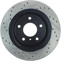 StopTech 06-07 350Z / 05-07 G35 exp Sport/ 06-07 G35X SportStop Slotted & Drilled Front Left Rotor