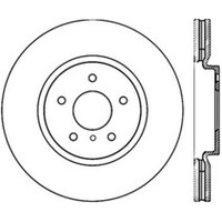 StopTech Infiniti G37 / Nissan 370Z SportStop Slotted & Drilled Front Left Rotor