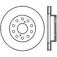 StopTech 5/93-98 Toyota Supra Turbo Left Front Slotted & Drilled Rotor