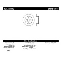 StopTech 07-09 Lexus ES 250/ES 300/ ES330/ES350 SportStop Slotted & Drilled Left Front Rotor