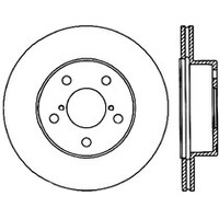 StopTech 05-07 Subaru Impreza WRX/STi Slotted & Drilled Left Rear Rotor