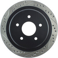 StopTech 97-10 Chevy Corvette Slotted & Drilled Rear Left Rotor