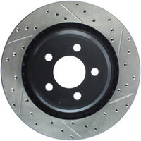 StopTech SportStop 06-09 Chrysler SRT-8 Front Left Drilled & Slotted Rotor