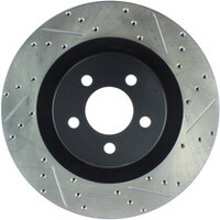 StopTech SportStop 06-09 Chrysler SRT-8 Rear Left Drilled & Slotted Rotor