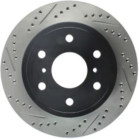 StopTech 05-10 GMC Sierra (w/ Rear Drum) / 07-09 GMC Yukon Rear Right Slotted & Drilled Rotor