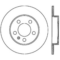 StopTech 00-06 Audi TT Left Rear Drilled Rotor