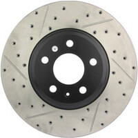 StopTech Power Slot 09-10 Audi A4/A4 Quattro / 08-10 A5 / 10 S4 Front Right Drilled Rotor