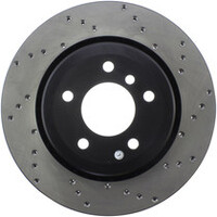 StopTech 01-06 BMW 330 Drilled Left Front Rotor