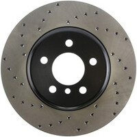 StopTech 11-13 BMW 550i Rear Left Drilled Sport Brake Rotor